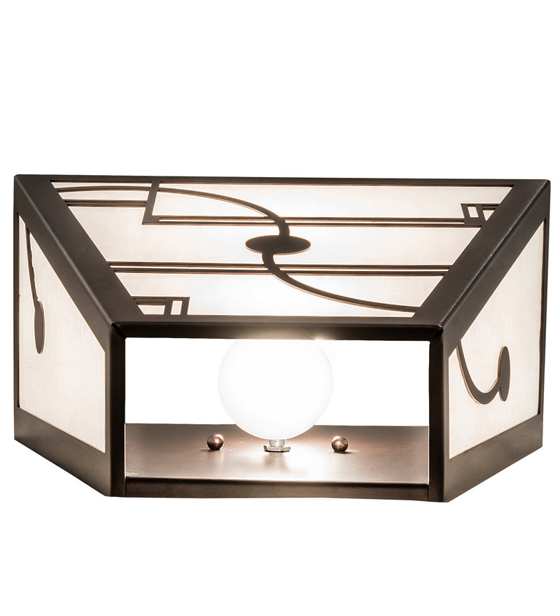 Meyda Tiffany 247068 Two Light Wall Sconce, Mahogany Bronze