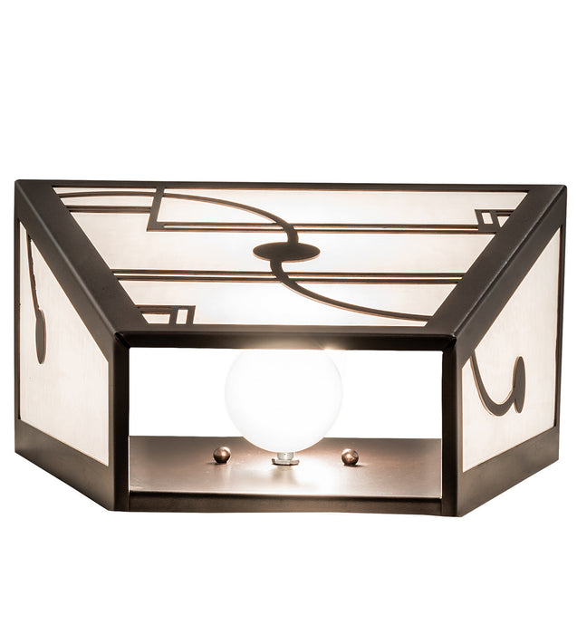 Meyda Tiffany 247068 Two Light Wall Sconce, Mahogany Bronze