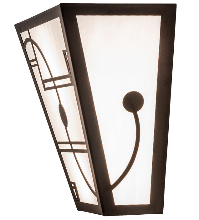 Meyda Tiffany 247068 Two Light Wall Sconce, Mahogany Bronze