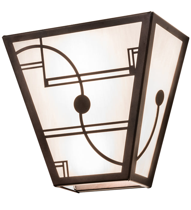 Meyda Tiffany 247068 Two Light Wall Sconce, Mahogany Bronze