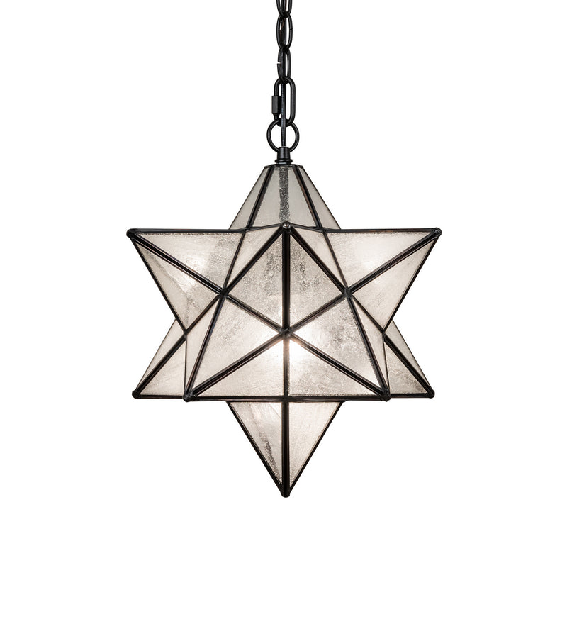 Meyda Tiffany 247140 One Light Pendant, Textured Black