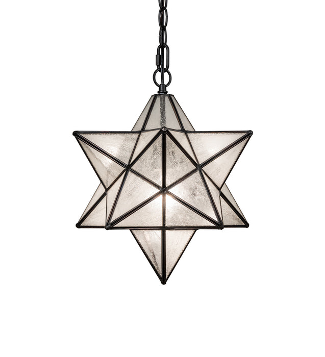 Meyda Tiffany 247140 One Light Pendant, Textured Black