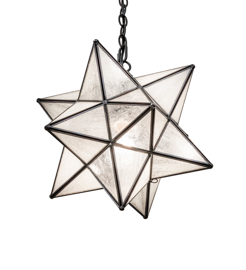 Meyda Tiffany 247140 One Light Pendant, Textured Black