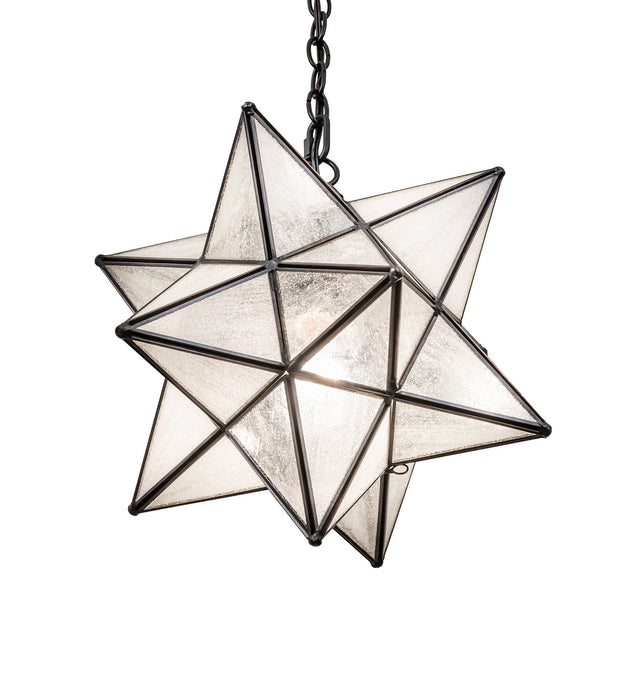 Meyda Tiffany 247140 One Light Pendant, Textured Black