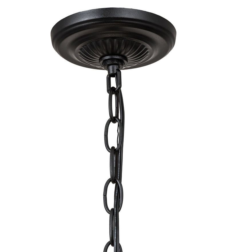 Meyda Tiffany 247140 One Light Pendant, Textured Black
