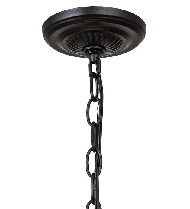 Meyda Tiffany 247140 One Light Pendant, Textured Black