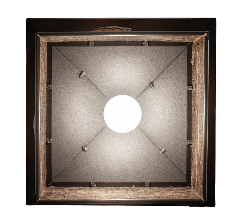 Meyda Tiffany 247175 One Light Pendant, Wrought Iron