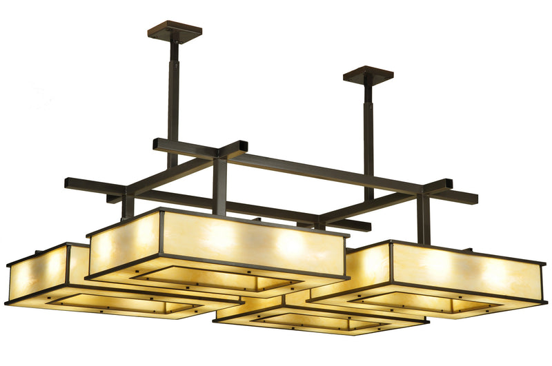 Meyda Tiffany 247295 32 Light Semi-Flushmount, Timeless Bronze