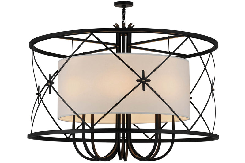 Meyda Tiffany 247352 Eight Light Pendant, Black