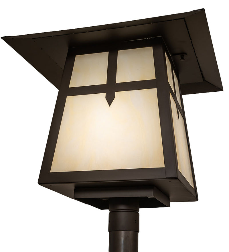 Meyda Tiffany 247399 LED Post Mount, Oil Rubbed Bronze