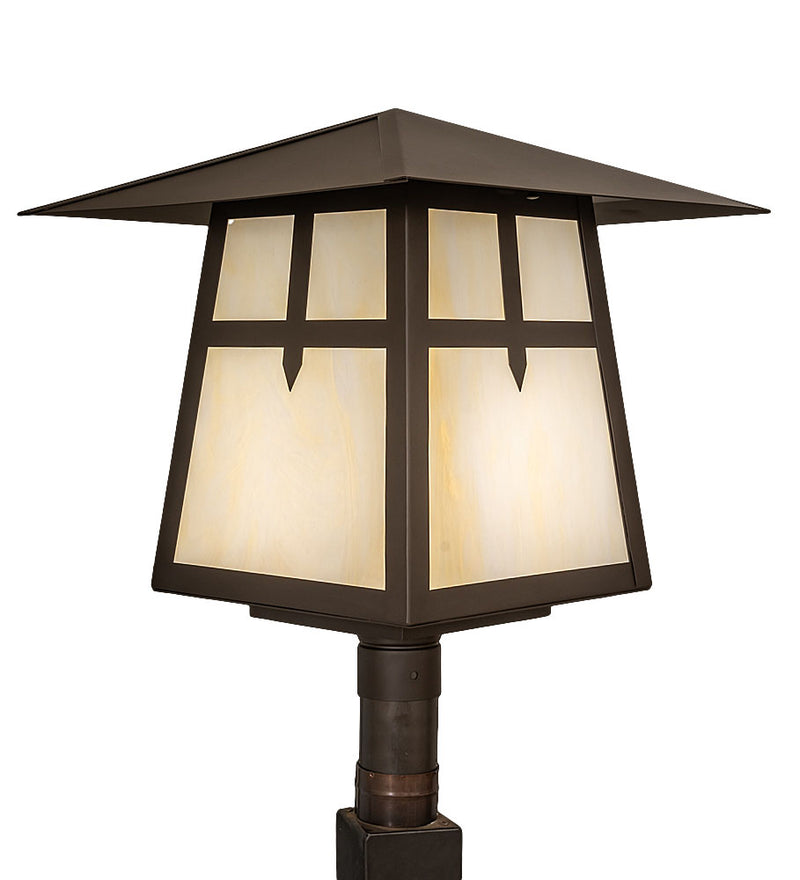 Meyda Tiffany 247399 LED Post Mount, Oil Rubbed Bronze