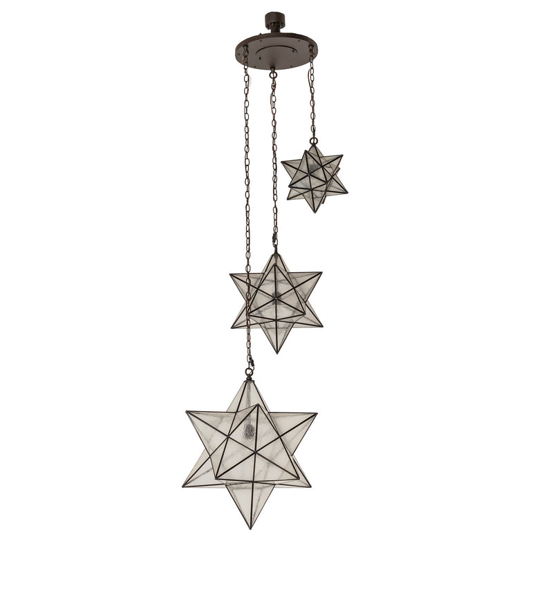 Meyda Tiffany 247440 Three Light Pendant, Oil Rubbed Bronze