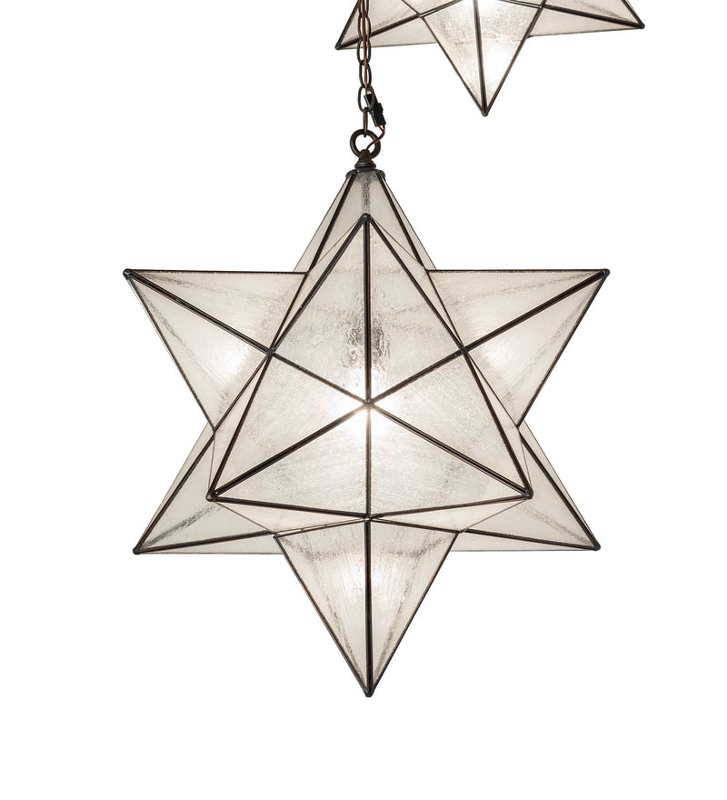 Meyda Tiffany 247440 Three Light Pendant, Oil Rubbed Bronze