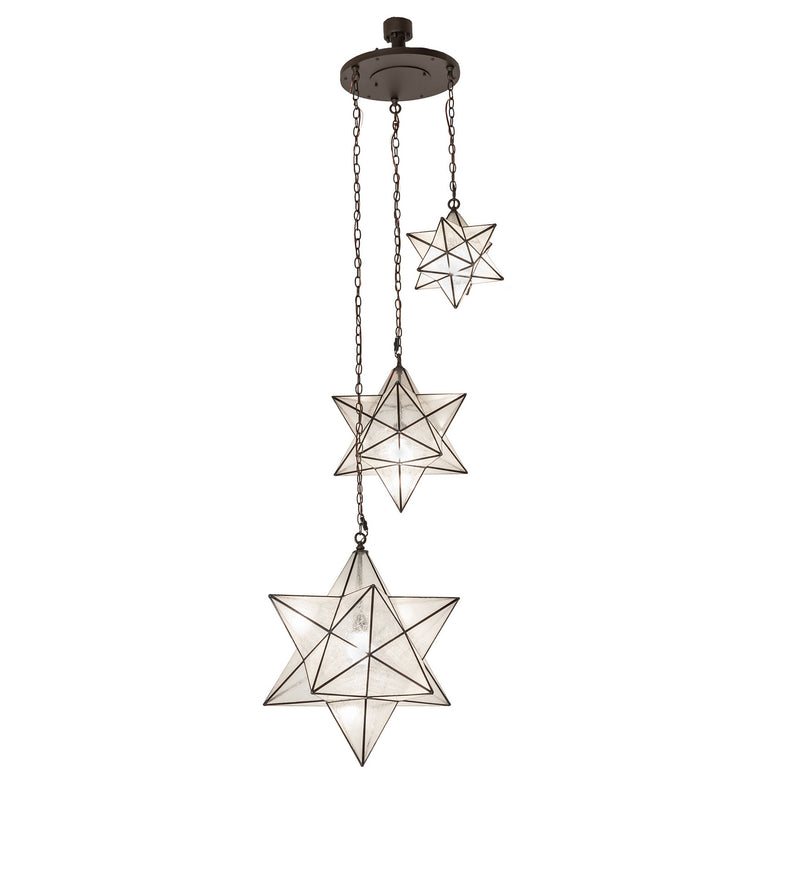 Meyda Tiffany 247440 Three Light Pendant, Oil Rubbed Bronze