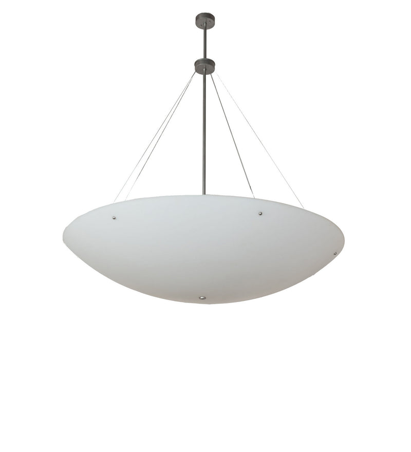 Meyda Tiffany 247466 Nine Light Pendant, Nickel Powder Coat