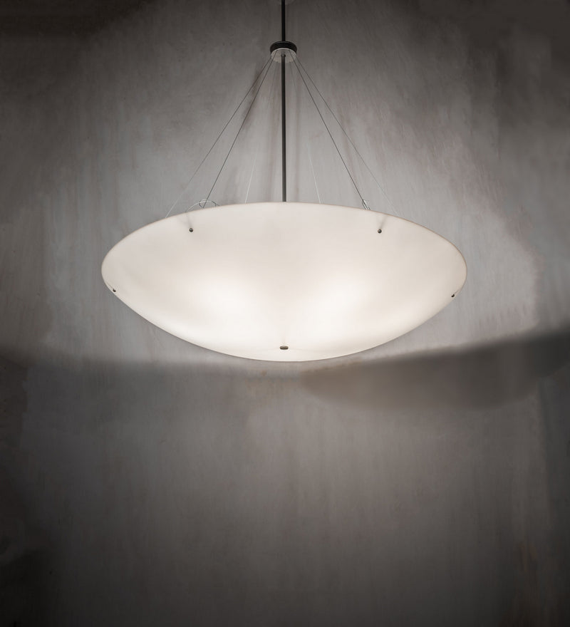 Meyda Tiffany 247466 Nine Light Pendant, Nickel Powder Coat