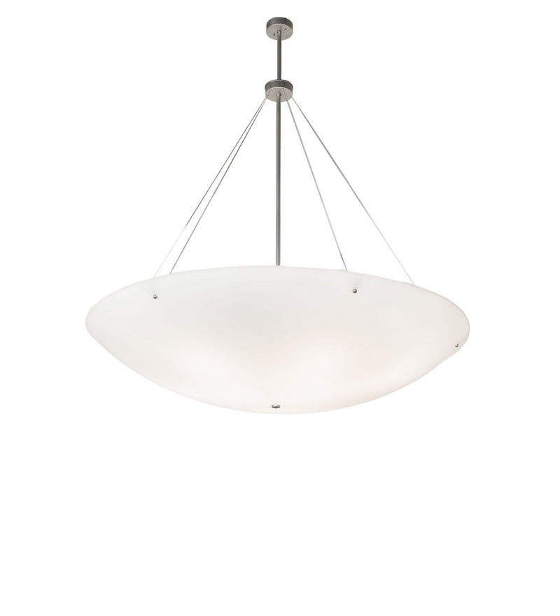 Meyda Tiffany 247466 Nine Light Pendant, Nickel Powder Coat