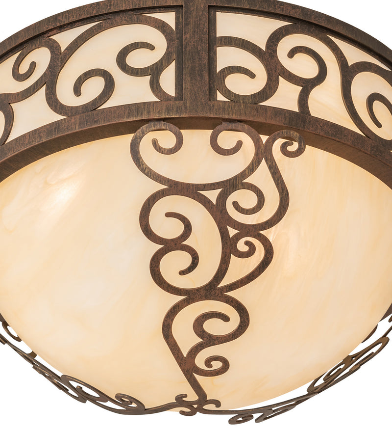 Meyda Tiffany 243696 Three Light Pendant, Cortez Gold