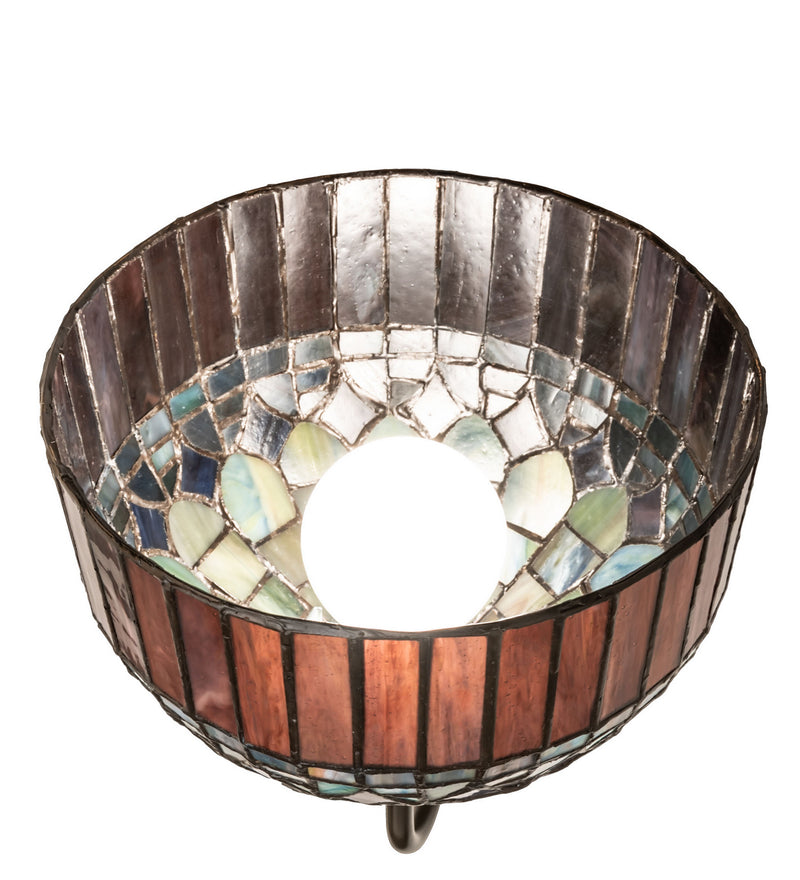 Meyda Tiffany 245445 One Light Wall Sconce, Mahogany Bronze