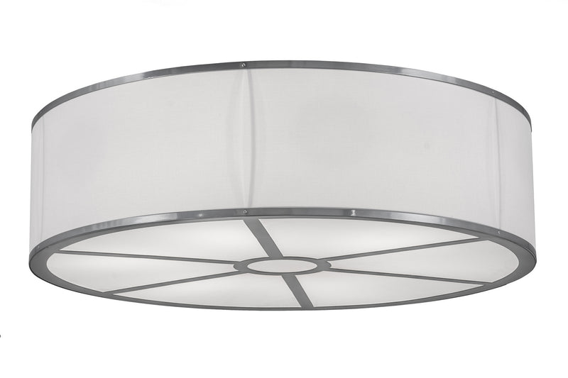 Meyda Tiffany 247634 Six Light Flushmount, Extreme Chrome