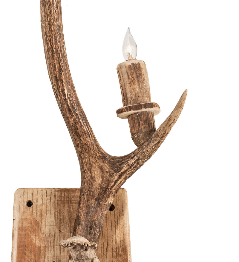 Meyda Tiffany 247843 Three Light Wall Sconce, Naturally Shed/Sun Bleached