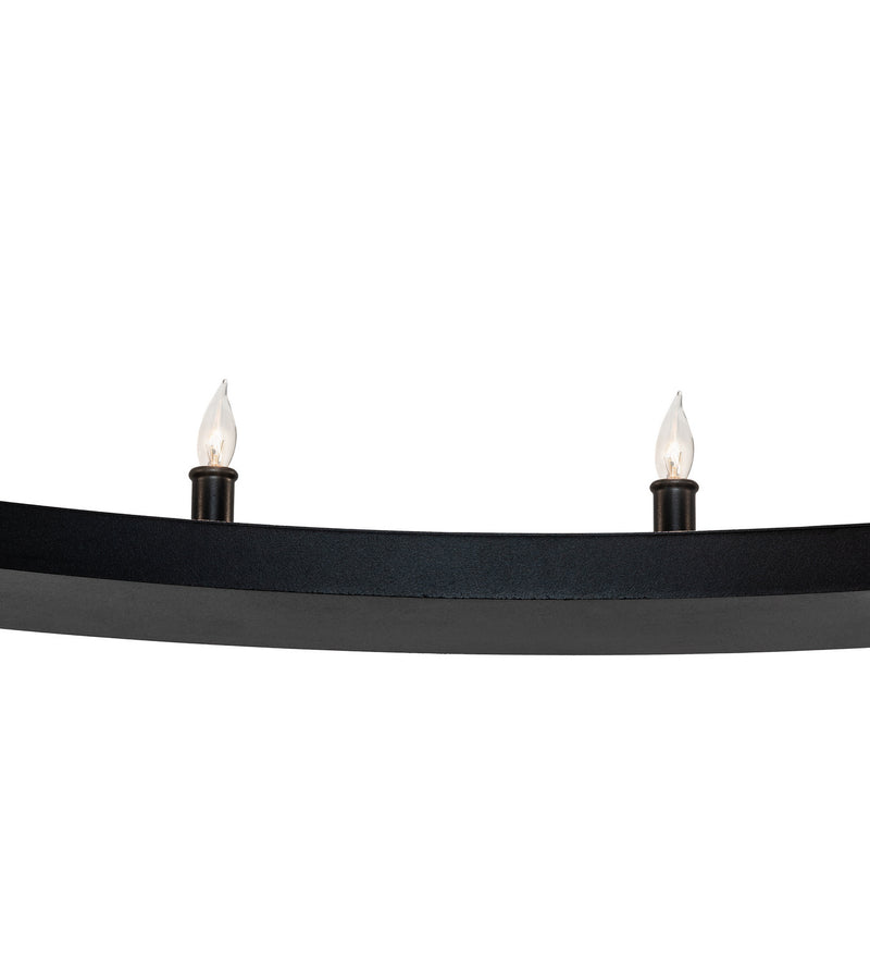 Meyda Tiffany 247852 LED Chandelier, Textured Black