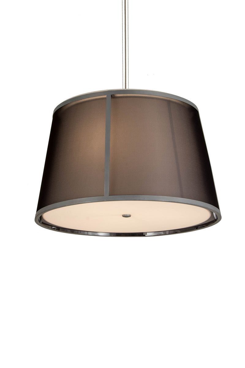 Meyda Tiffany 248069 Three Light Pendant, Weatherable Silver