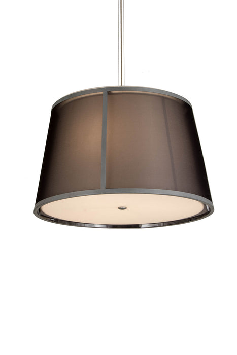 Meyda Tiffany 248069 Three Light Pendant, Weatherable Silver