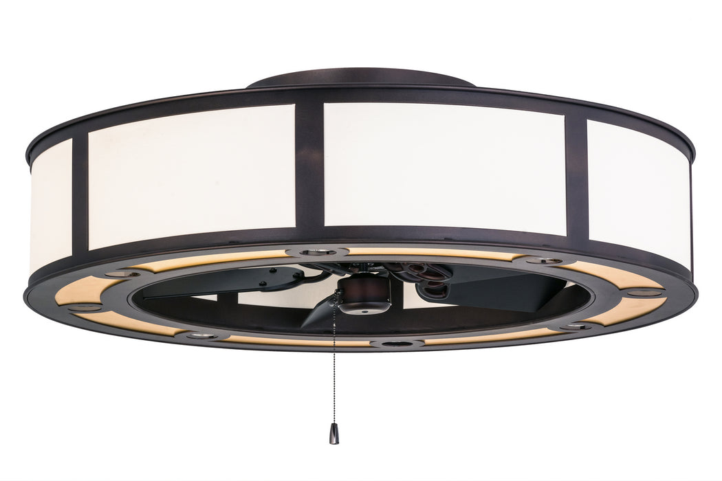 Meyda Tiffany 248290 LED Chandel-Air, Mahogany Bronze