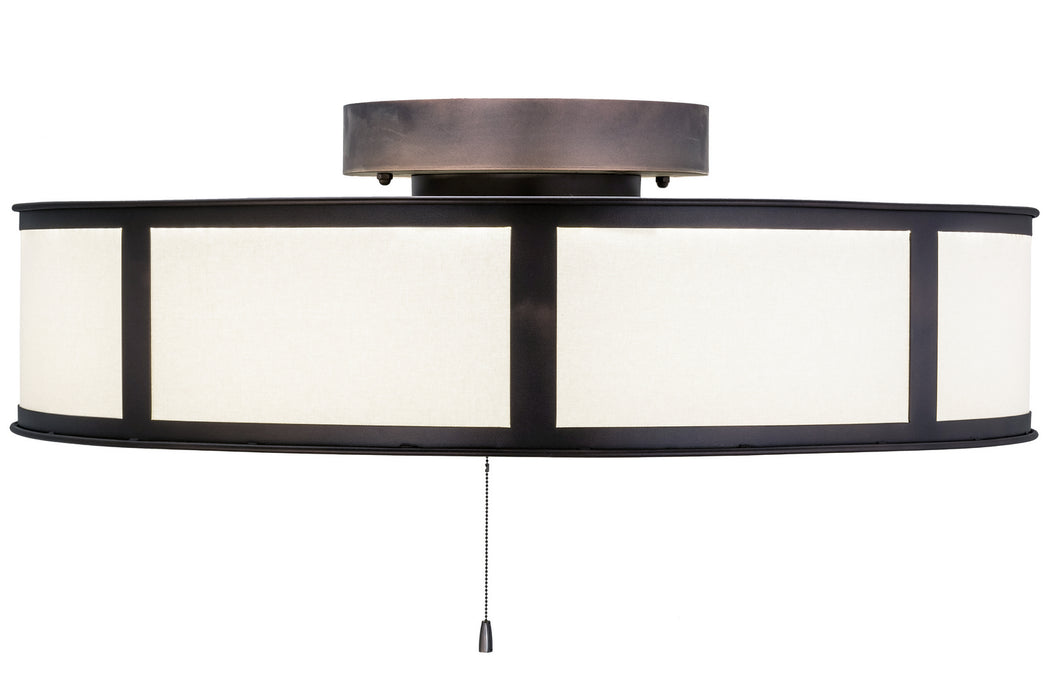 Meyda Tiffany 248290 LED Chandel-Air, Mahogany Bronze