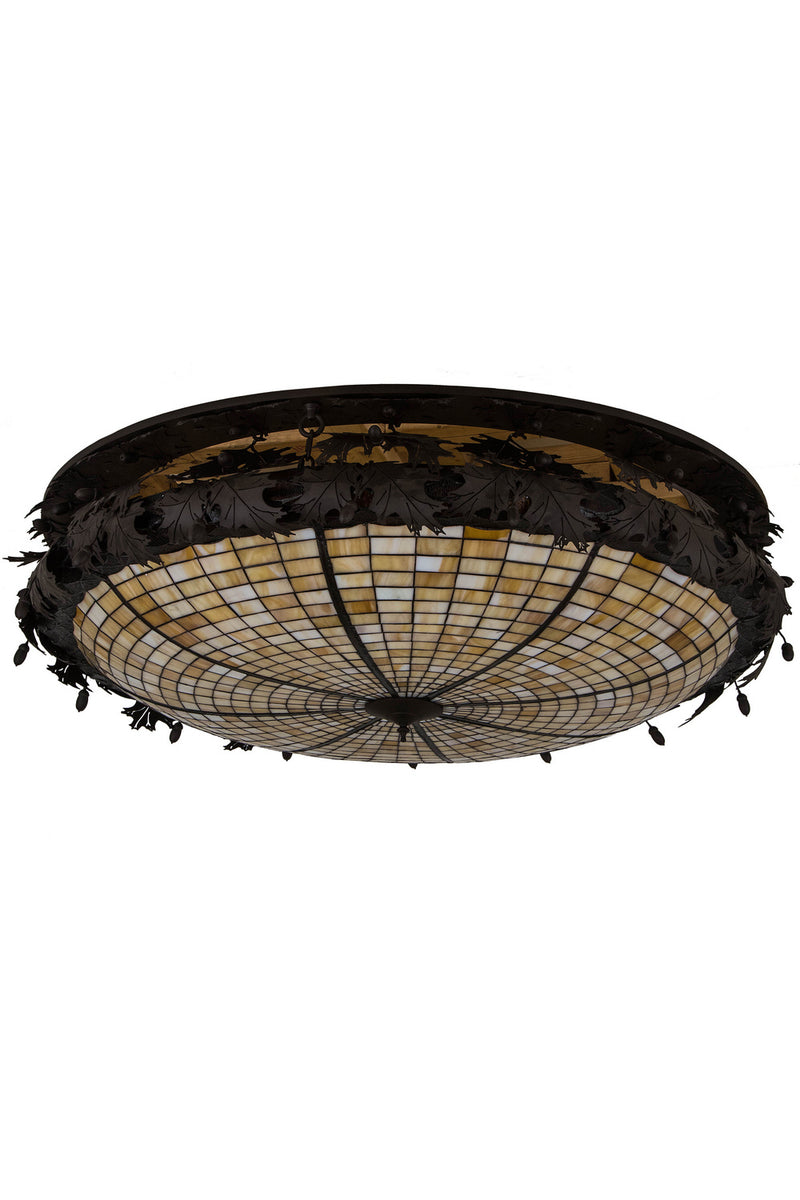 Meyda Tiffany 248457 Eight Light Flushmount, Oil Rubbed Bronze