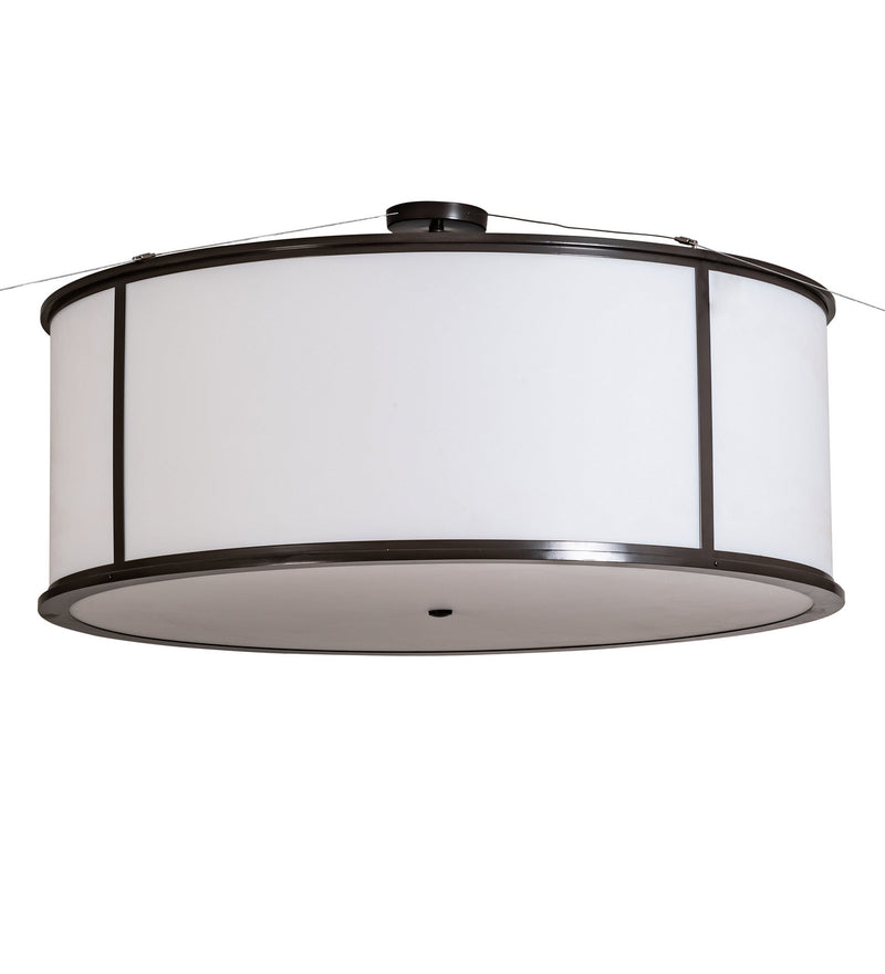 Meyda Tiffany 248508 Eight Light Semi-Flushmount, Timeless Bronze