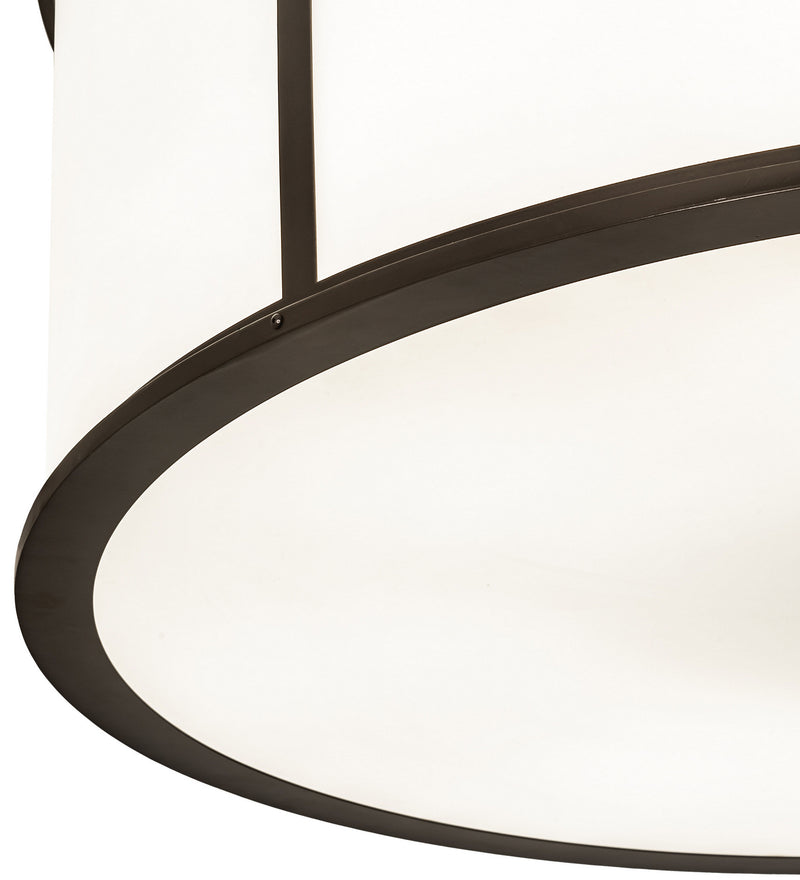 Meyda Tiffany 248508 Eight Light Semi-Flushmount, Timeless Bronze