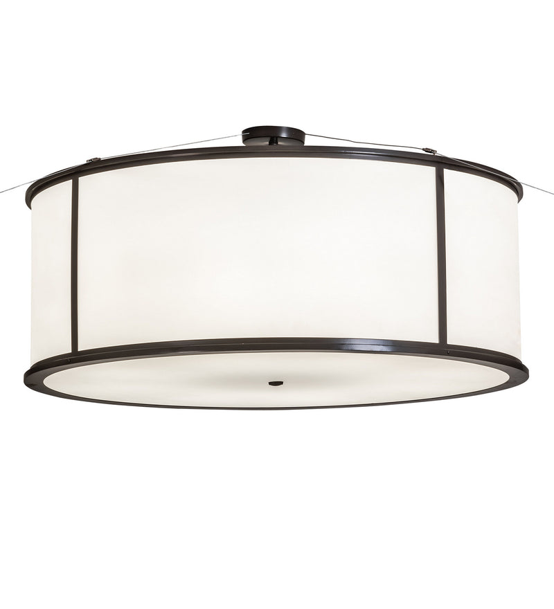 Meyda Tiffany 248508 Eight Light Semi-Flushmount, Timeless Bronze