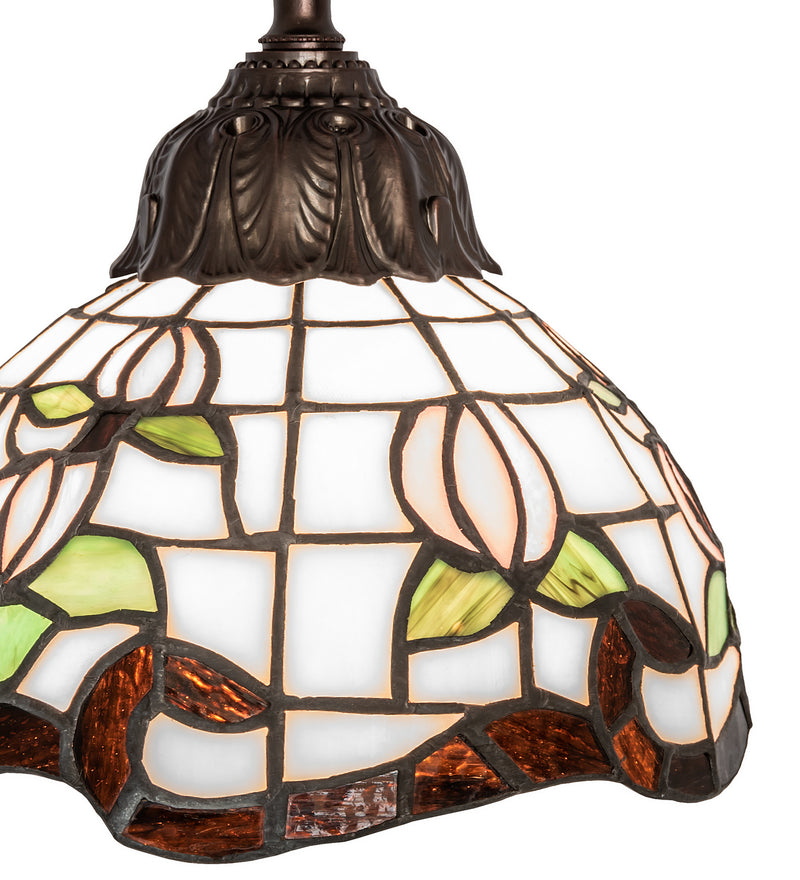 Meyda Tiffany 248596 One Light Mini Pendant, Mahogany Bronze