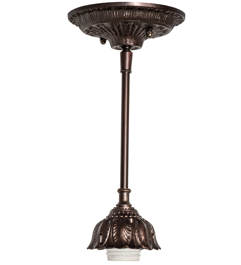 Meyda Tiffany 248596 One Light Mini Pendant, Mahogany Bronze