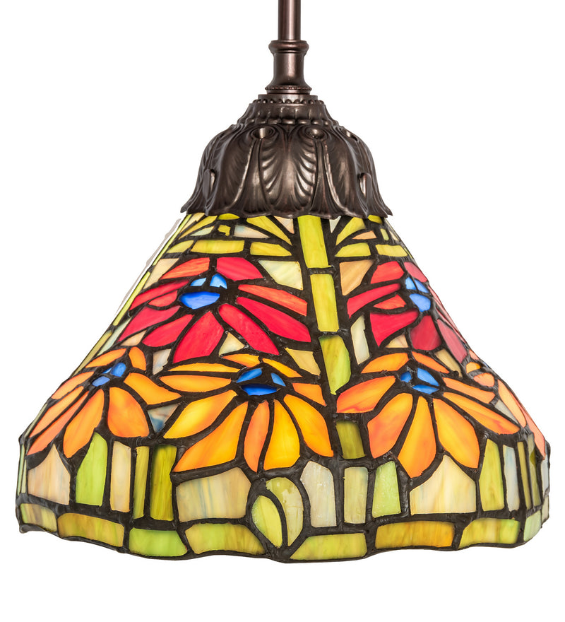 Meyda Tiffany 248597 One Light Pendant, Mahogany Bronze