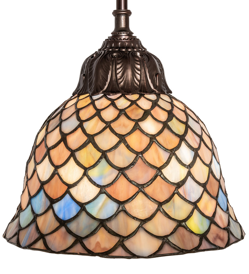 Meyda Tiffany 248598 One Light Pendant, Mahogany Bronze