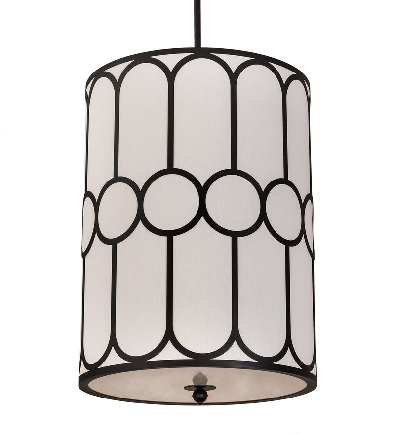 Meyda Tiffany 248836 Six Light Pendant, Textured Black