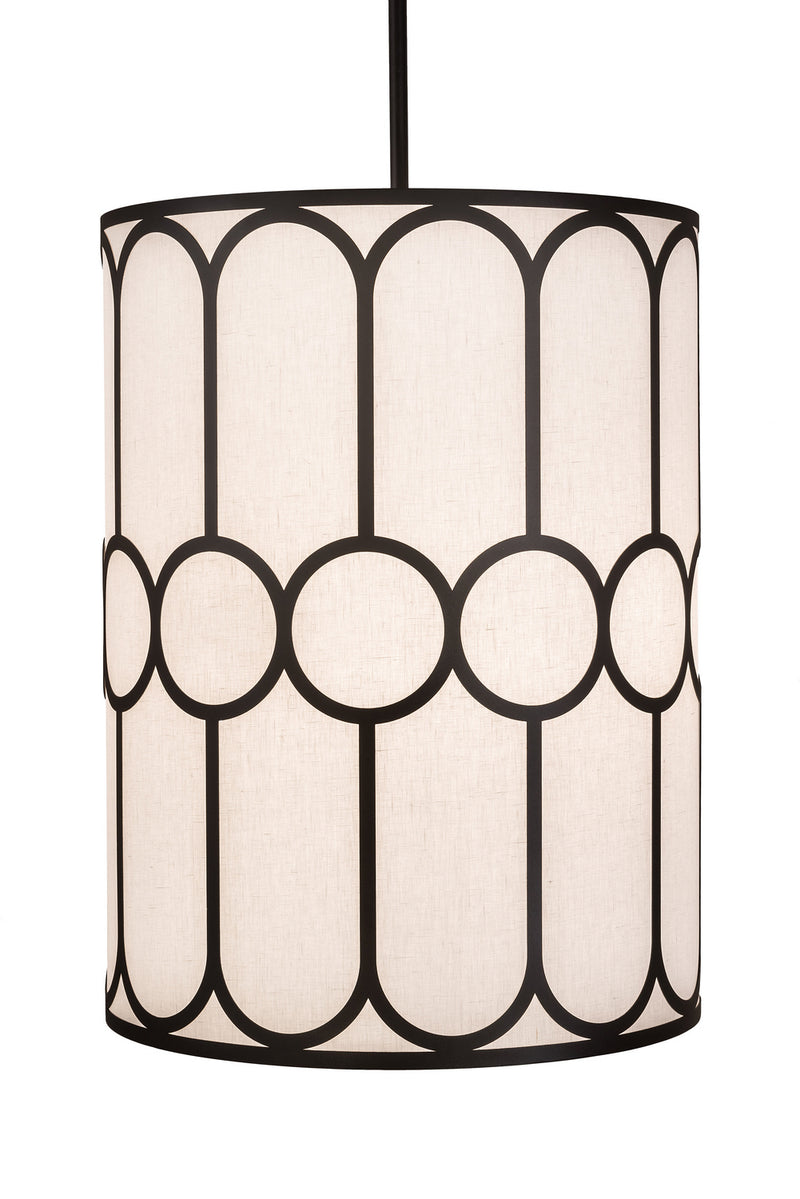 Meyda Tiffany 248836 Six Light Pendant, Textured Black