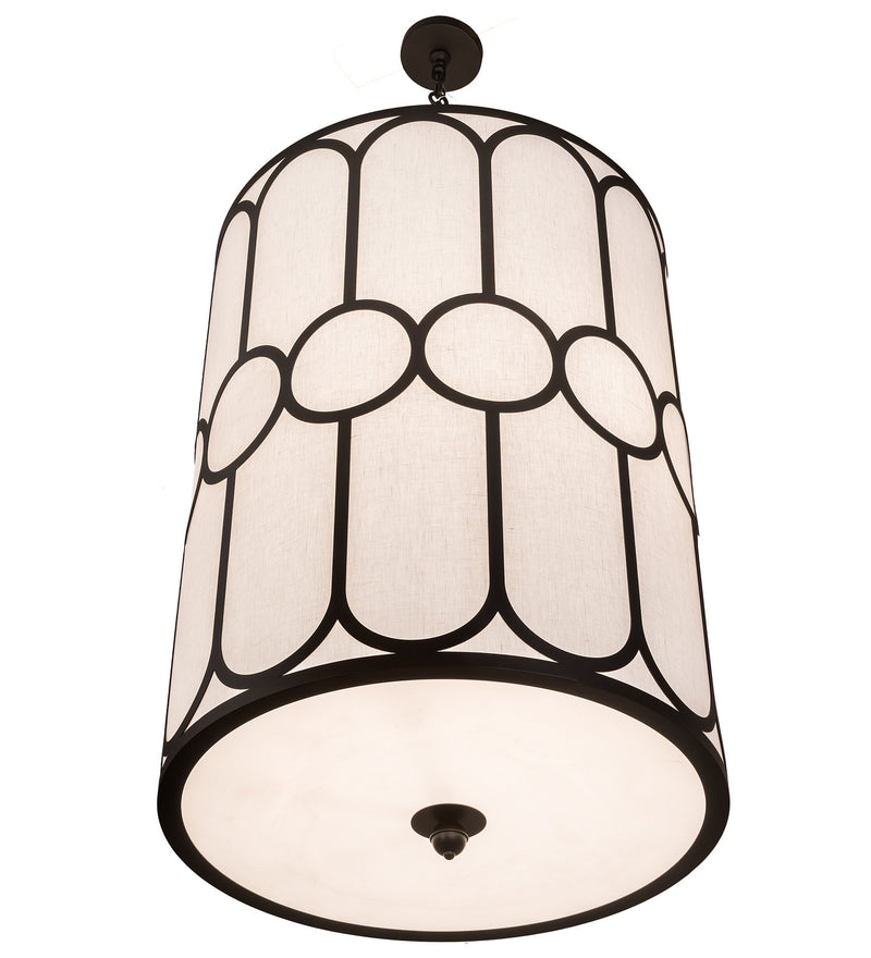 Meyda Tiffany 248836 Six Light Pendant, Textured Black