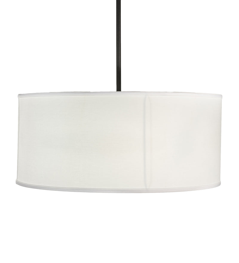 Meyda Tiffany 248910 Four Light Pendant, Textured Black/White