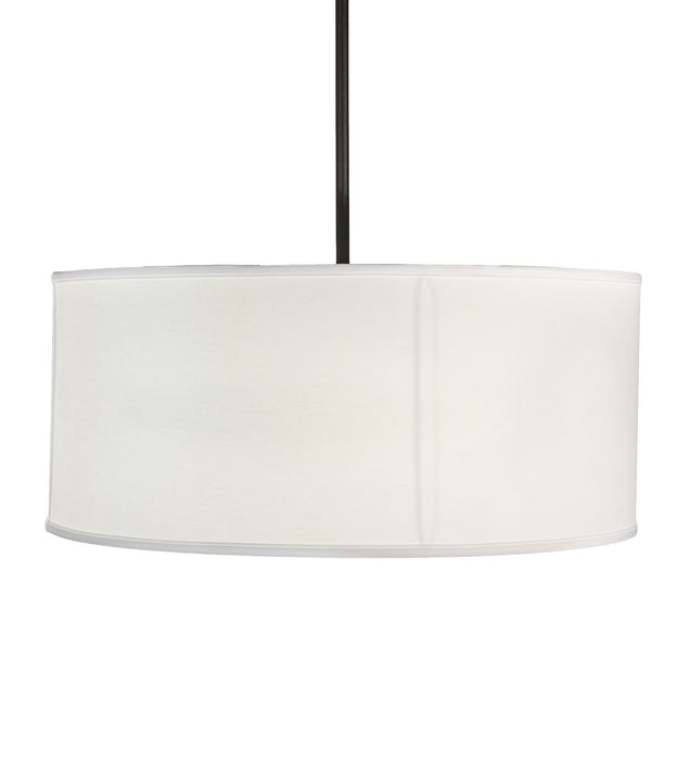 Meyda Tiffany 248910 Four Light Pendant, Textured Black/White