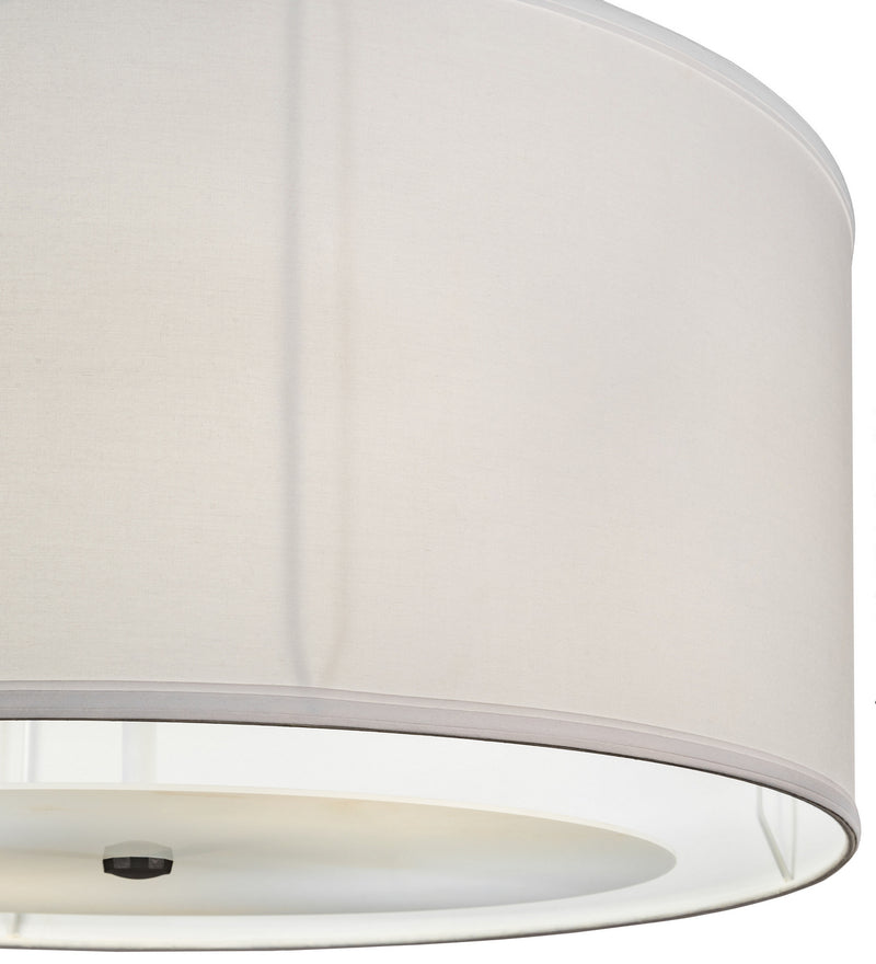 Meyda Tiffany 248910 Four Light Pendant, Textured Black/White