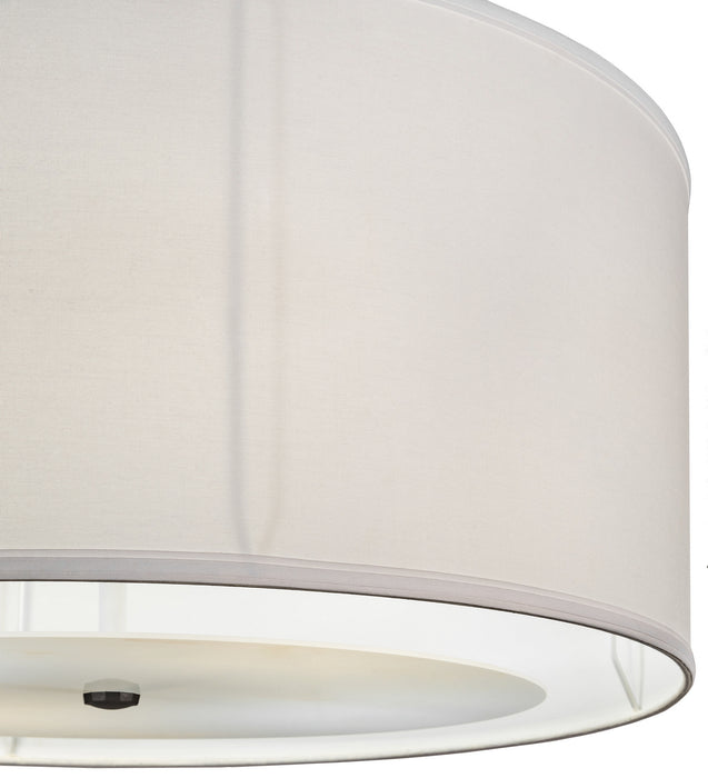 Meyda Tiffany 248910 Four Light Pendant, Textured Black/White