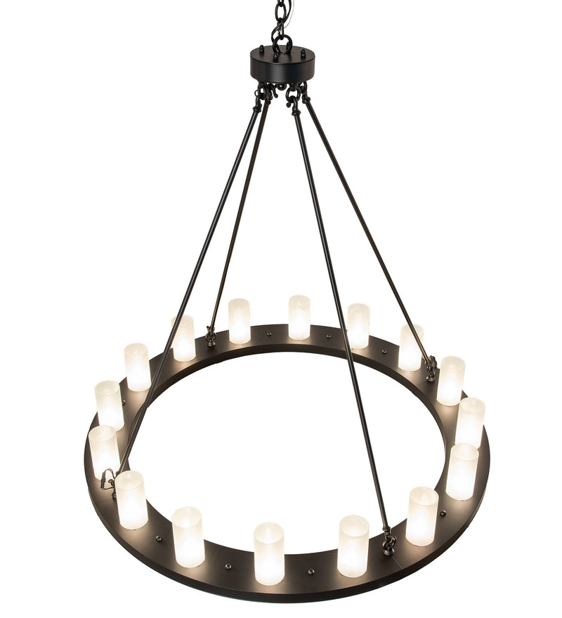 Meyda Tiffany 248911 16 Light Chandelier, Blackwash