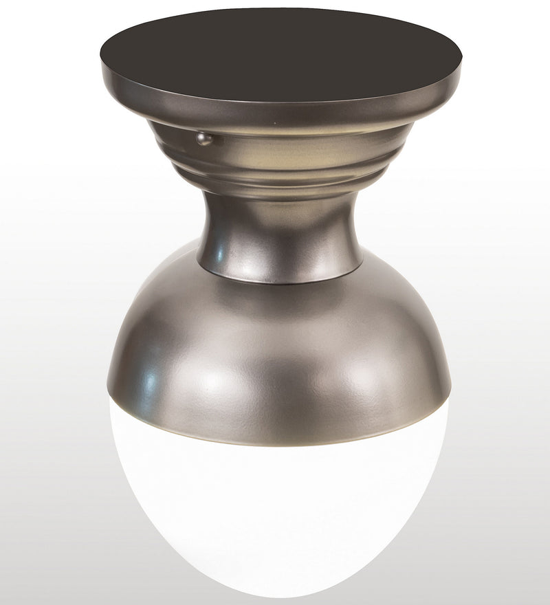 Meyda Tiffany 248999 One Light Flushmount, Nickel