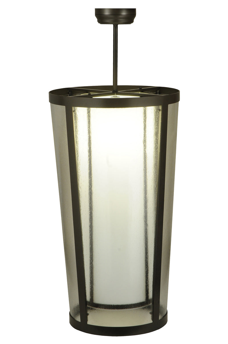 Meyda Tiffany 249257 One Light Semi-Flushmount, Timeless Bronze