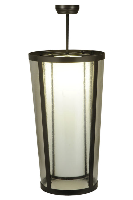 Meyda Tiffany 249257 One Light Semi-Flushmount, Timeless Bronze