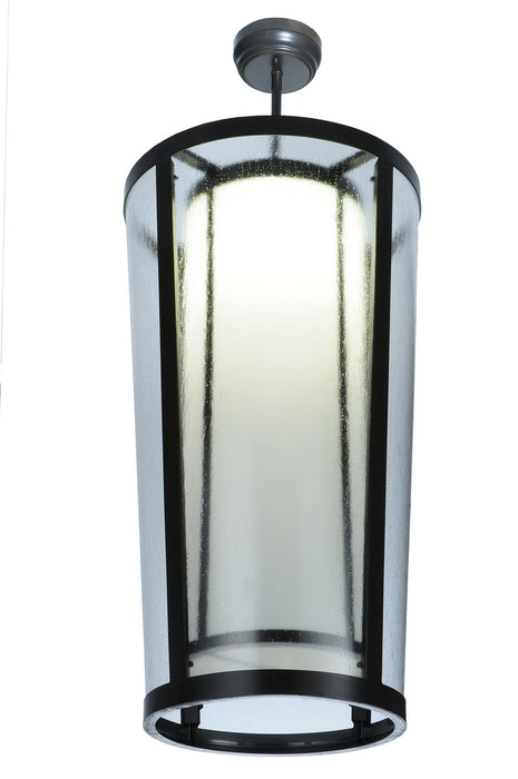 Meyda Tiffany 249257 One Light Semi-Flushmount, Timeless Bronze